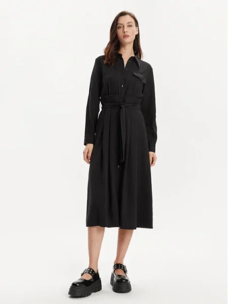 MAX&Co. Rochie tip cămașă Armilla negru