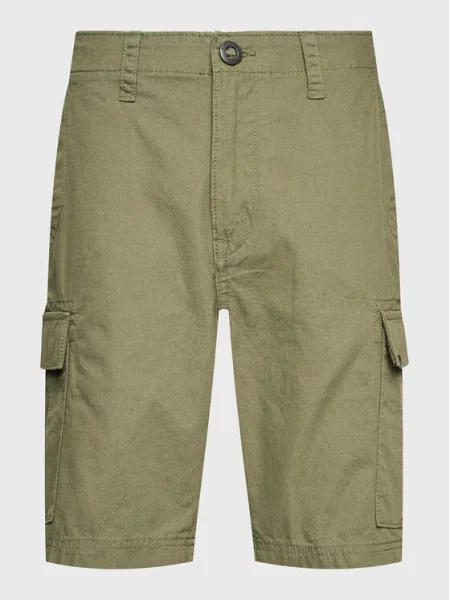 Šortky z materiálu Volcom zelené