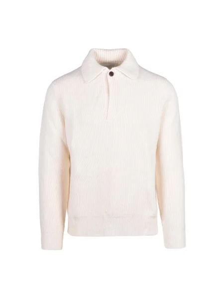 Sweter Ballantyne wełniany biały