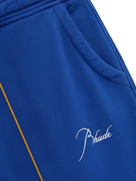 Futó húzózsinór nadrág Rhude autogrammal kék