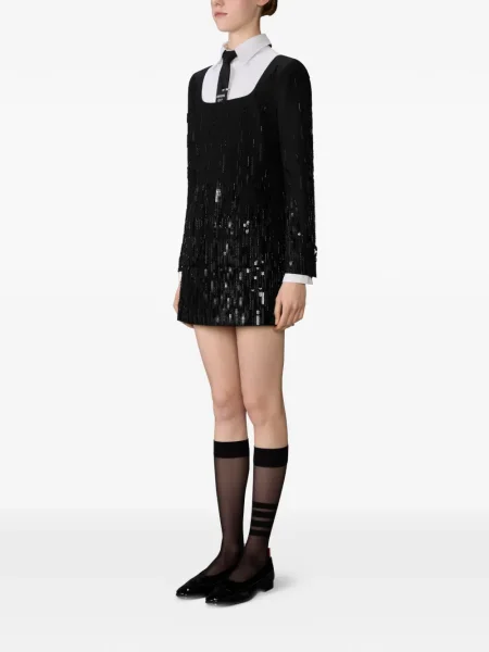 Rochie mini Thom Browne negru
