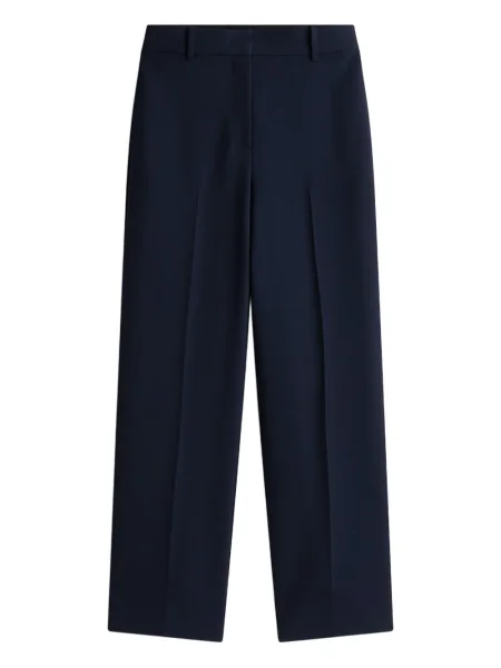 Cu centură pantaloni Tommy Hilfiger albastru