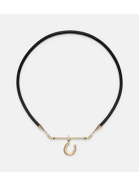 Usnjeni obesek Marie Lichtenberg zlata