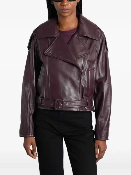 Geanta de piele Iro violet