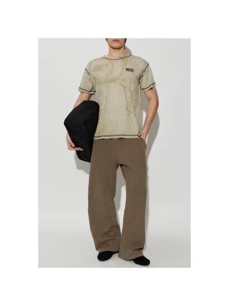 T-shirt Diesel T-Shirt Light Grey M zielona