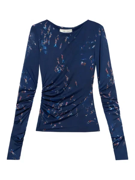 Tricou Blumarine albastru