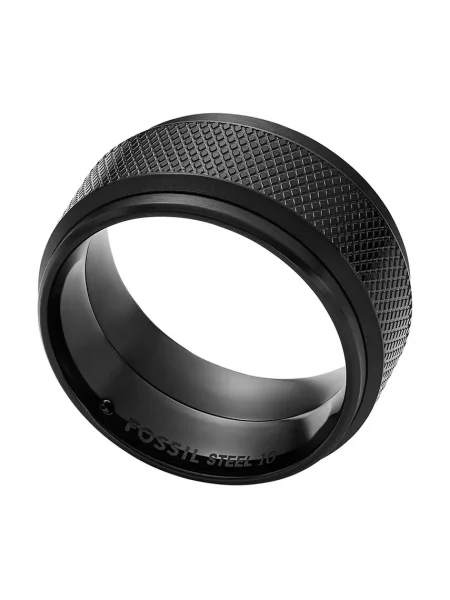 FOSSIL Inele KNOX' negru