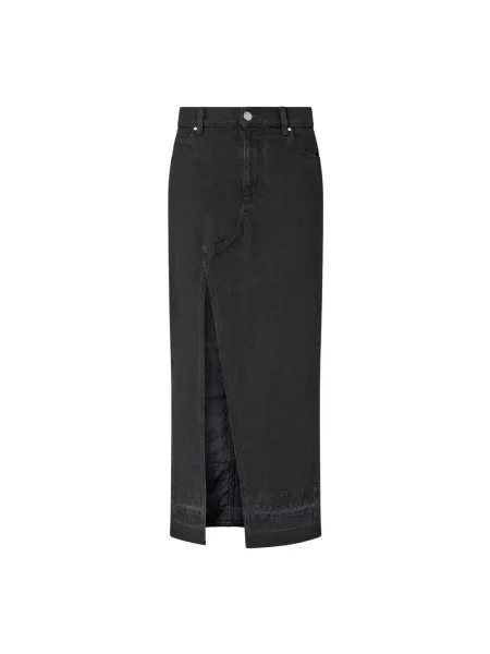 Maksi spódnica jeansowa Pinko czarna