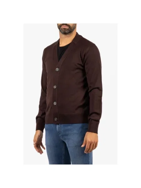 Kardigan Alpha Industries wełniany brązowy