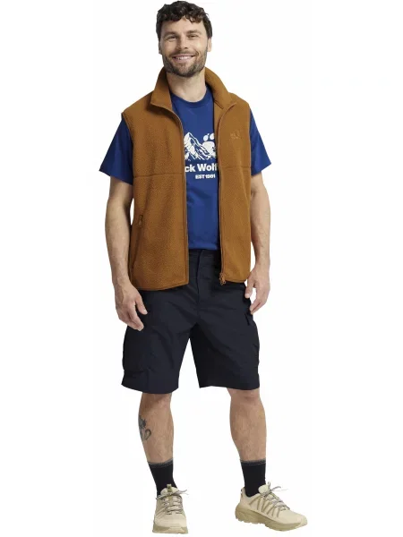 Спортивні шорти Jack Wolfskin темно-синій синтетичний сині