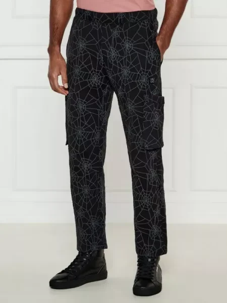 HUGO Pantaloni de trening Dawebpant 01 negru