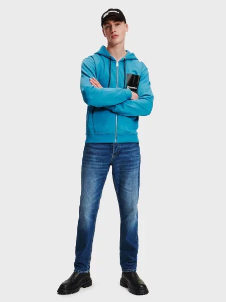 Прямые джинсы Karl Lagerfeld Jeans синие