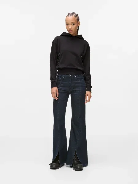 KARL LAGERFELD JEANS Traperice tamno plava