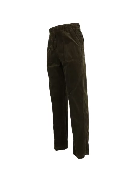 Pantaloni Aspesi de catifea cord verde