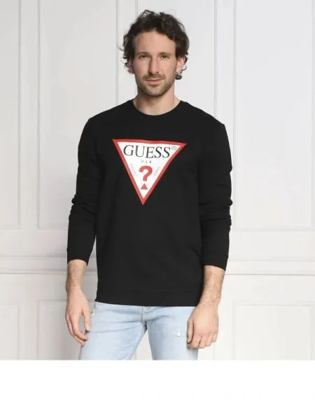 GUESS Hanorac audley negru
