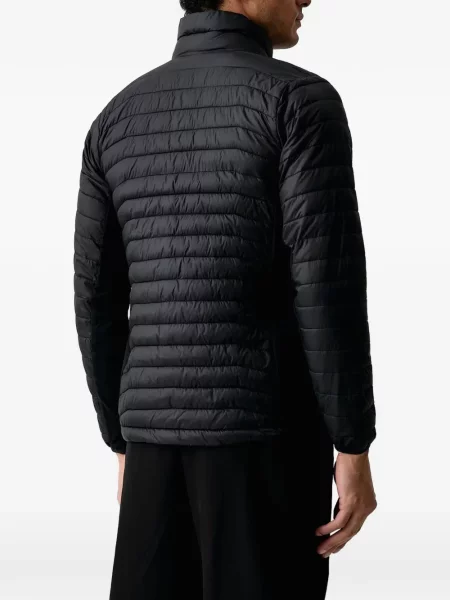 Ватиран яке Columbia Sportswear с принт черно