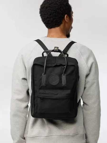 Рюкзак Fjallraven великий однотонний чорний