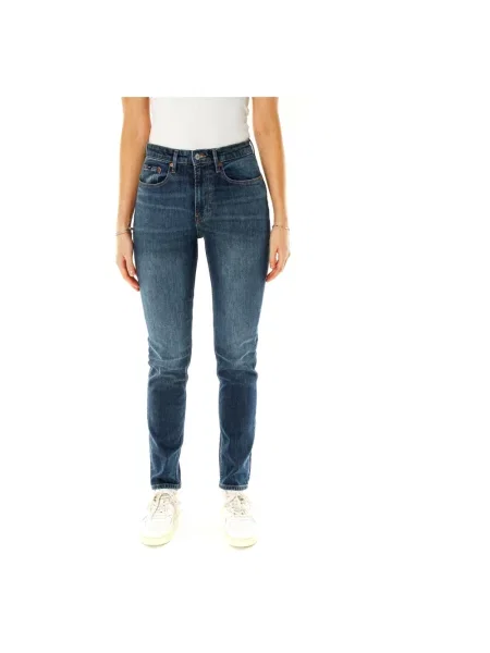 Jeansy Denham niebieskie