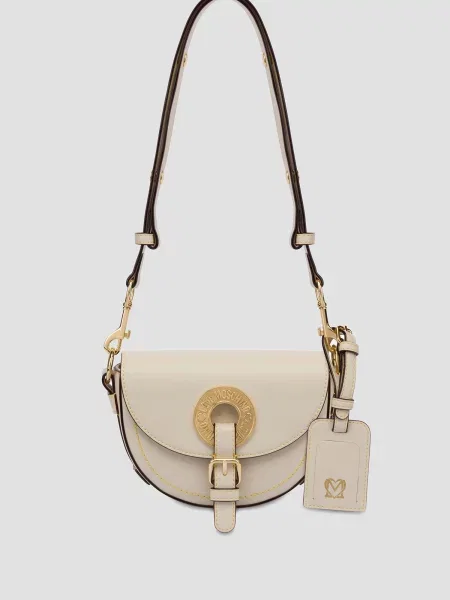 Сумка Moschino бежевая