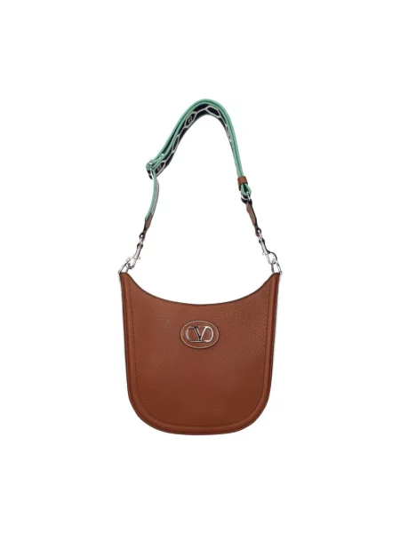 Torebka crossbody Valentino Garavani brązowa