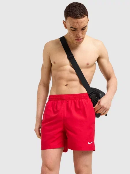 Nike Swim Szorty Essential 5" czerwone