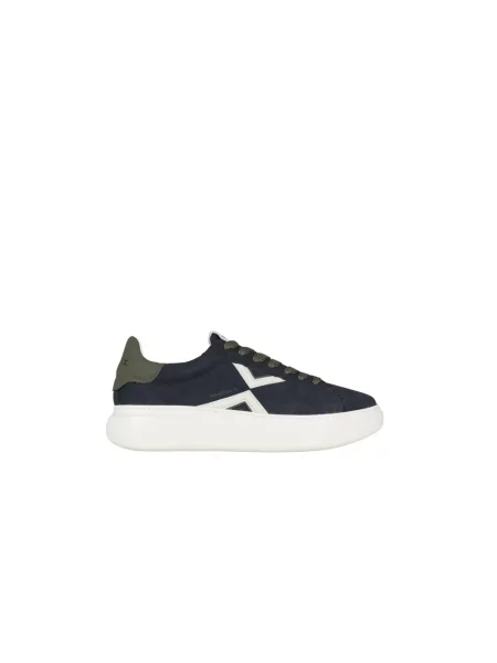 Sneakersy Alexander Smith zamszowe niebieskie