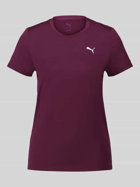 T-shirt z Wyhaftowane logo i Okrągły dekolt Puma Performance