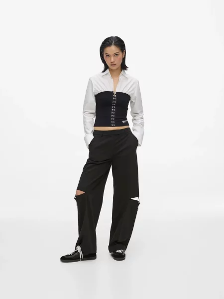 KARL LAGERFELD JEANS Pantaloni negru