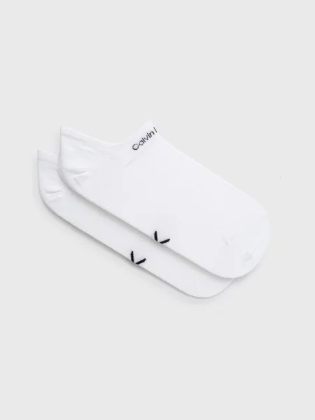 Чорапи Calvin Klein дамски бяло