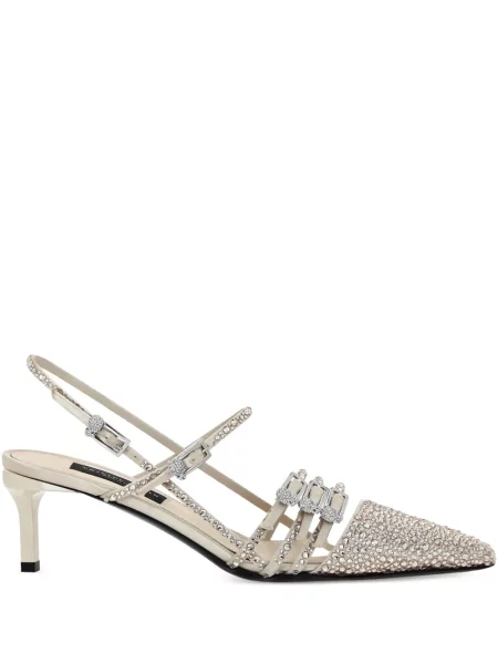 Pantofi cu toc Philipp Plein slingback