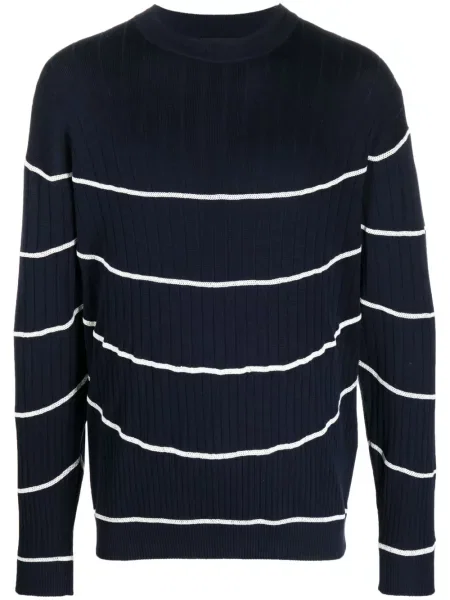 Pulover Giorgio Armani tricotate albastru