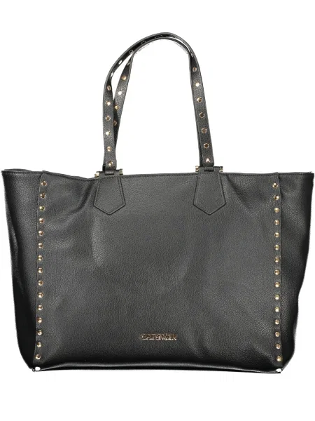 Velká kabelka Cafènoir s nýty černá