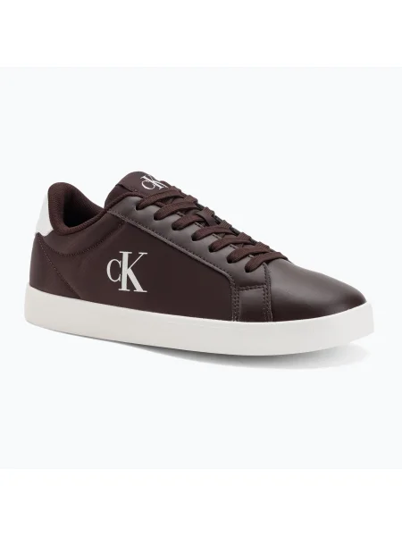 Női cipő Calvin Klein 3 Cupsole Laceup PU MG burgundy/bright white. Méret: 41 EU fehér