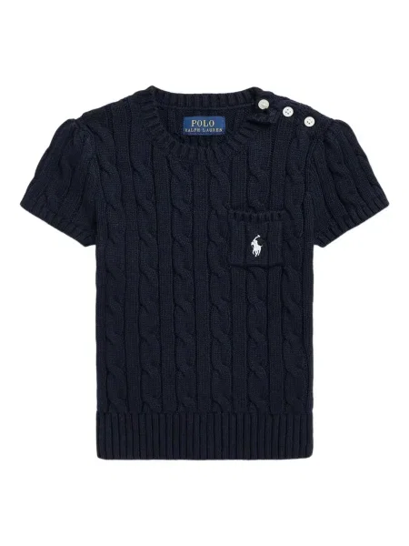Koszulka polo dziecięca Polo Ralph Lauren niebieska