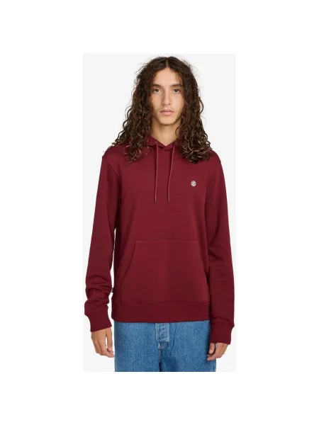 Bluza z kapturem Element Cornell Classic czerwono-miedziana S czerwona