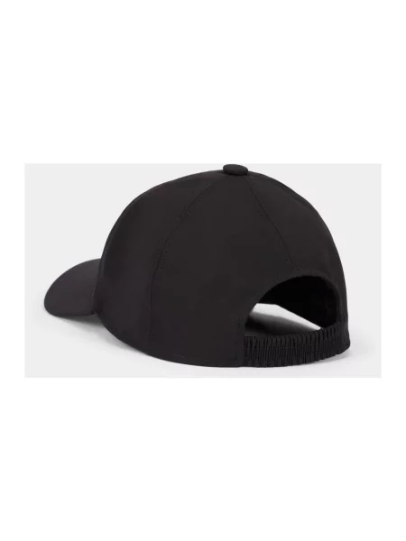 Czapka z daszkiem Brooks Brothers klasyczna z logo czarna