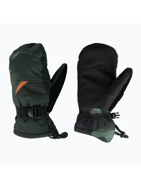Rękawice snowboardowe dziecięce Quiksilver Mission Mitt puzzle camo sea spray szare