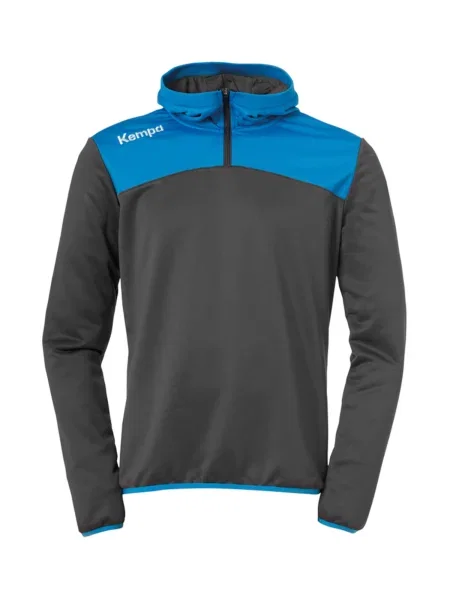 KEMPA Hanorac sport albastru / gri metalic alb