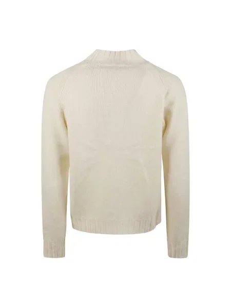 Sweter z golfem Aragona biały