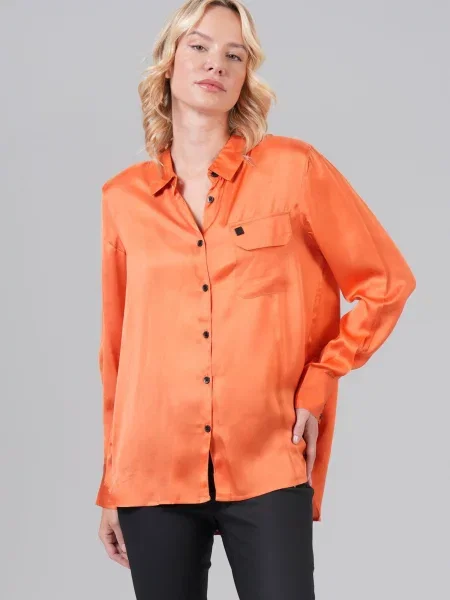 M.O.D MIRACLE OF DENIM Bluza tamno narančasta