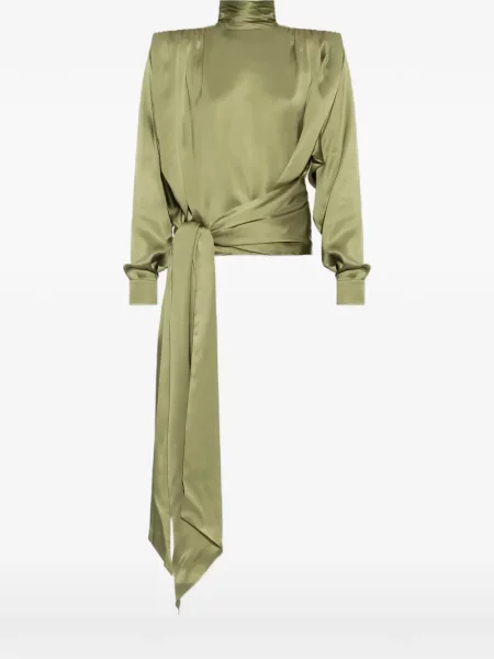 Bluză Balmain cu legături verde