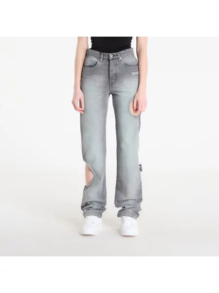 Pantaloni Off-white alb