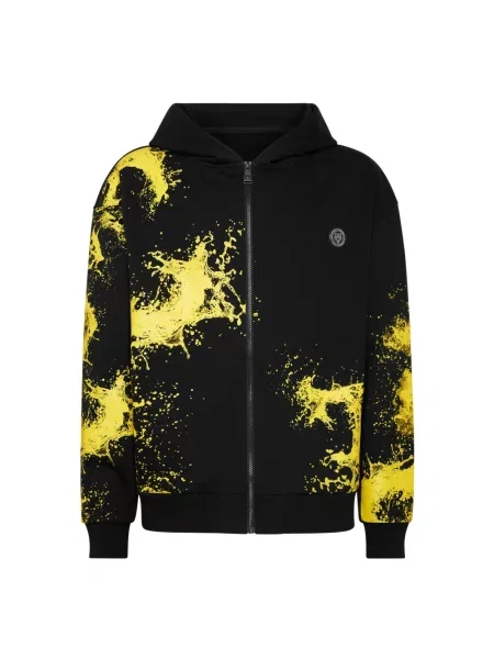 Bluza z kapturem Plein Sport czarna