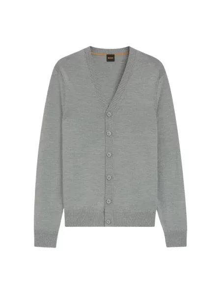 Kardigan Hugo wełniany szary