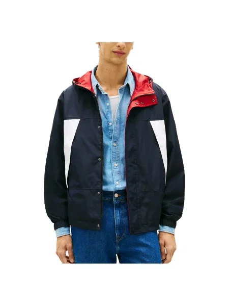 Bunda Tommy Hilfiger modrá