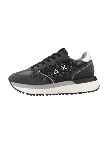Sneakersy Sun68 zamszowe czarne