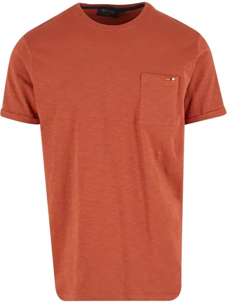 INDICODE JEANS Tričko Andorra humrová