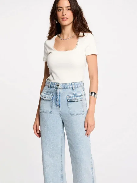 Morgan Tricou murdar alb