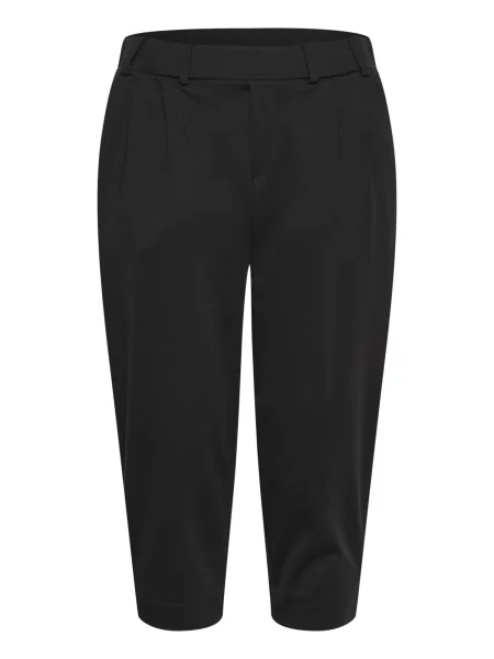 Kaffe Kalhoty se sklady v pase KAJenny' černá