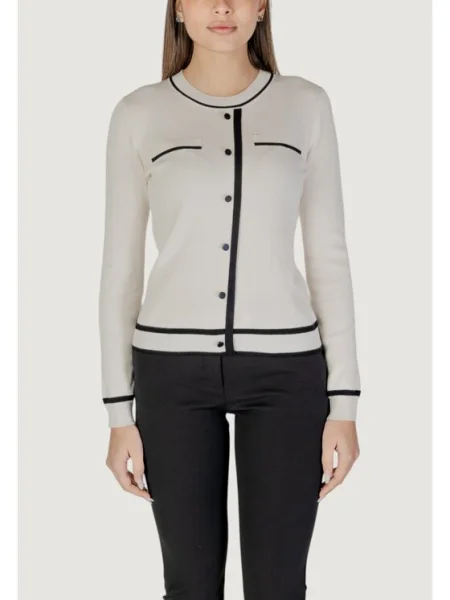 Пуловер Morgan MJUANI дамски бежово от лека материя MJUANI черно